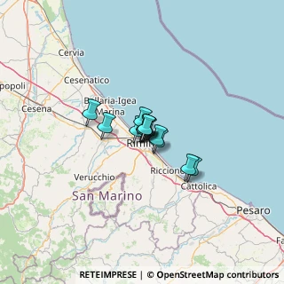 Mappa Vicolo Mastini, 47921 Rimini RN, Italia (5.20231)