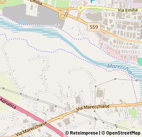 Mappa Via Montemaggio, 47923 Rimini RN, Italia (0.53077)