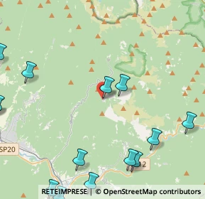 Mappa Via Rughe, 55022 Bagni di Lucca LU, Italia (6.37286)