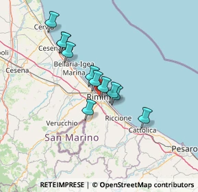 Mappa Via Tempio Malatestiano, 47900 Rimini RN, Italia (11.05455)