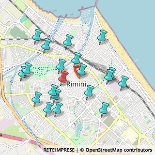 Mappa Via Tempio Malatestiano, 47900 Rimini RN, Italia (1.0245)