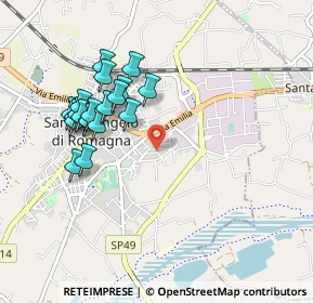 Mappa Via Rughi, 47822 Santarcangelo di Romagna RN, Italia (0.939)
