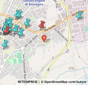 Mappa Via Rughi, 47822 Santarcangelo di Romagna RN, Italia (0.819)