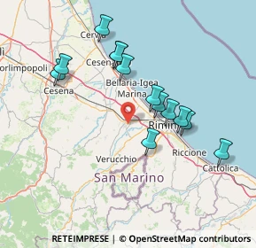 Mappa Via Rughi, 47822 Santarcangelo di Romagna RN, Italia (14.08462)