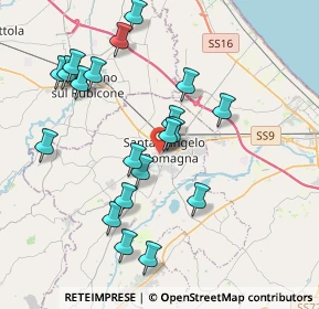 Mappa Via G. Cagnacci, 47822 Santarcangelo di Romagna RN, Italia (4)
