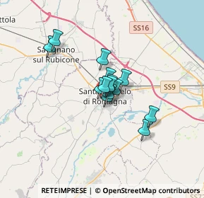 Mappa Via G. Cagnacci, 47822 Santarcangelo di Romagna RN, Italia (1.93143)