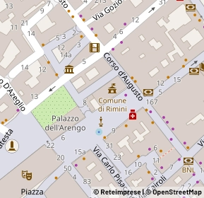 Mappa Fontana della Pigna, 47921 Rimini RN, Italia (0.05)