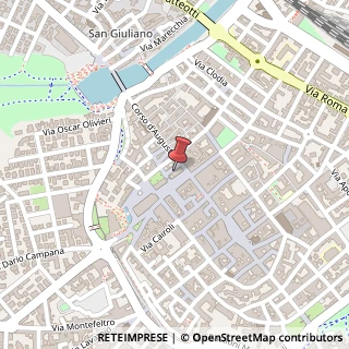 Mappa Piazza Cavour, 27, 47921 Rimini, Rimini (Emilia Romagna)