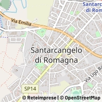 Kaart Santarcangelo di Romagna