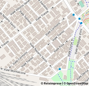 Mappa Viale Cormons, 47921 Rimini RN, Italia (0.10625)