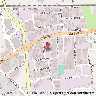 Mappa Via del Progresso, 10, 47822 Santarcangelo di Romagna, Rimini (Emilia Romagna)