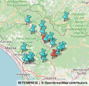 Mappa Strada Provinciale 20 Lodovica, 55027 Gallicano LU, Italia (13.1765)