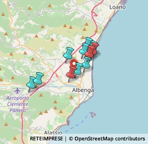 Mappa Regione Paragi, 17031 Albenga SV, Italia (2.21)