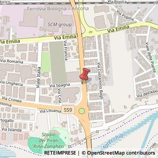 Mappa Via Spagna, 13, 47921 Rimini, Rimini (Emilia Romagna)