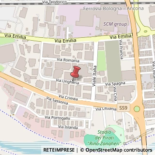 Mappa Via Ungheria,  8, 47900 Rimini, Rimini (Emilia Romagna)