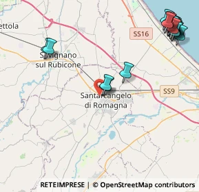 Mappa Piazza della Fornace, 47822 Santarcangelo di Romagna RN, Italia (6.0995)