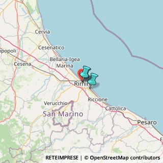Mappa Via Leonida Bissolati, 47921 Rimini RN, Italia (46.60091)