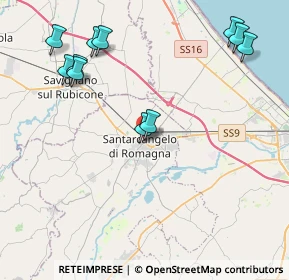 Mappa Via A. Carracci, 47822 Santarcangelo di Romagna RN, Italia (4.87091)