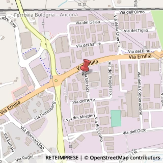 Mappa Via Bertozzi, 70, 47822 Santarcangelo di Romagna, Rimini (Emilia Romagna)
