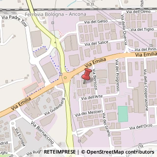 Mappa Via Bertozzi, 160, 47822 Santarcangelo di Romagna, Rimini (Emilia Romagna)