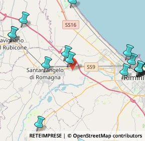 Mappa Via Carpinello, 47822 Santa Giustina RN, Italia (6.41)