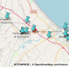 Mappa Via Carpinello, 47822 Santa Giustina RN, Italia (5.40867)