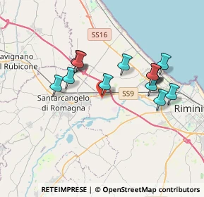 Mappa Via Carpinello, 47822 Santa Giustina RN, Italia (3.42867)