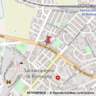Mappa Via Ugo Braschi, 48, 47822 Santarcangelo di Romagna, Rimini (Emilia Romagna)