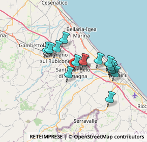 Mappa Via Daniele Felici, 47822 Santarcangelo di Romagna RN, Italia (5.668)