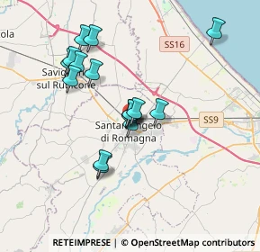 Mappa Via Daniele Felici, 47822 Santarcangelo di Romagna RN, Italia (3.14563)