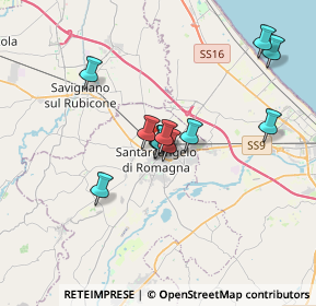 Mappa Via Daniele Felici, 47822 Santarcangelo di Romagna RN, Italia (2.87636)
