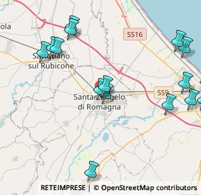 Mappa Via Daniele Felici, 47822 Santarcangelo di Romagna RN, Italia (5.8175)