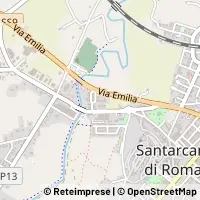 Map Santarcangelo di Romagna