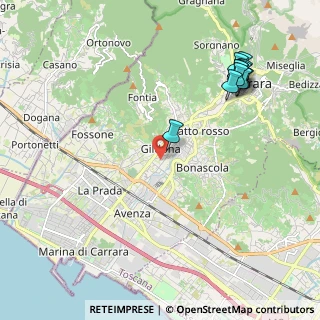 Mappa 54033 Carrara MS, Italia (2.52909)