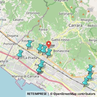 Mappa 54033 Carrara MS, Italia (2.59545)