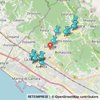 Mappa 54033 Carrara MS, Italia (1.82929)
