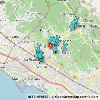 Mappa 54033 Carrara MS, Italia (1.39308)