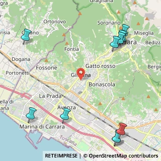 Mappa 54033 Carrara MS, Italia (3.24455)