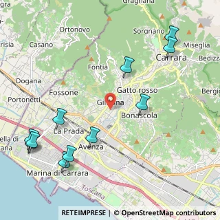 Mappa 54033 Carrara MS, Italia (2.74455)