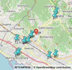 Mappa 54033 Carrara MS, Italia (2.24583)