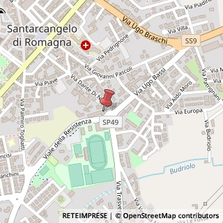 Mappa Via Dante di Nanni, 60, 47822 Santarcangelo di Romagna, Rimini (Emilia Romagna)