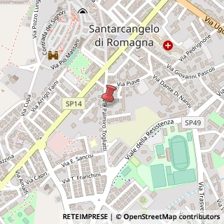 Mappa Via Palmiro Togliatti, 13, 47822 Santarcangelo di Romagna, Rimini (Emilia Romagna)