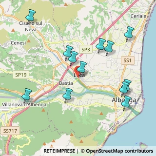 Mappa Via Pieve di Teco, 17031 Albenga SV, Italia (2.24333)
