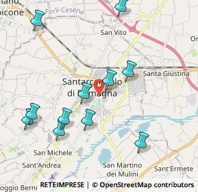 Mappa /o Centro Teorema, 47822 Santarcangelo di Romagna RN, Italia (2.21727)