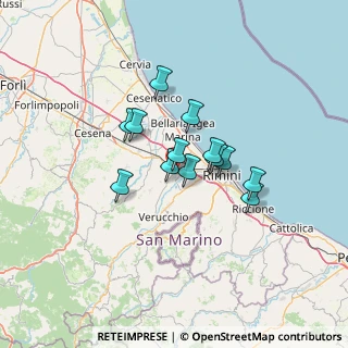 Mappa /o Centro Teorema, 47822 Santarcangelo di Romagna RN, Italia (9.39538)