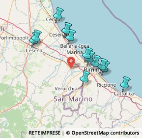 Mappa /o Centro Teorema, 47822 Santarcangelo di Romagna RN, Italia (14.26846)