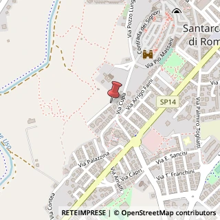 Mappa Via Alessandro Manzoni,  11, 47822 Santarcangelo di Romagna, Rimini (Emilia Romagna)