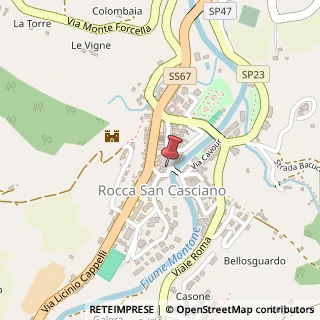 Mappa Piazza Garibaldi, 35, 47017 Rocca San Casciano, Forlì-Cesena (Emilia Romagna)