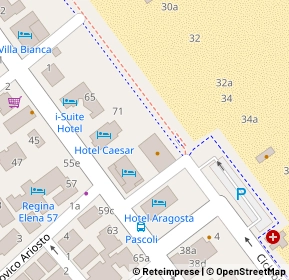 Mappa VIA INN Bath, 47921 Rimini RN, Italia (0.08947)