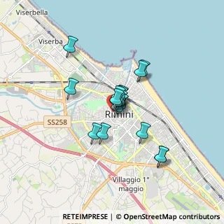Mappa Via Luigi Poletti, 47923 Rimini RN, Italia (1.14412)